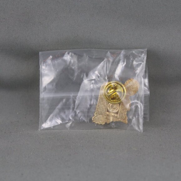 Detroit Tigers Pin (VTG) - D and Tiger Logo - Inlaid Pin - Picture 2 of 3